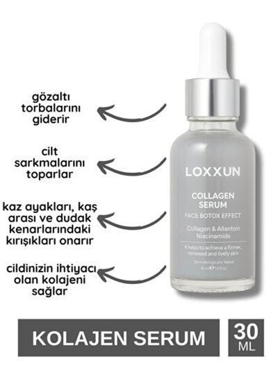 Kırışıklık Ve Yaşlanma Karşıtı Kolajen Serum 30 ml