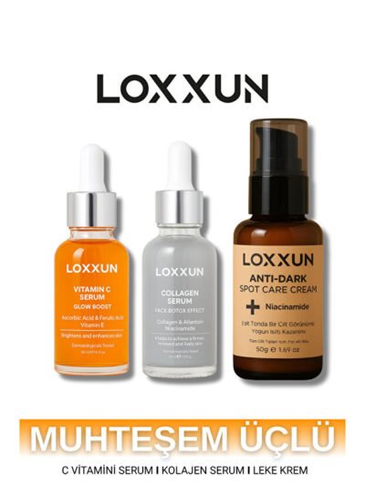 C Vitamini Serumu Kolajen Serumu Leke Kremi Seti